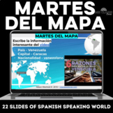 Spanish Culture martes del mapa bell ringer of all Spanish