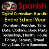 Spanish Curriculum BUNDLE - Entire School Year - Digital U
