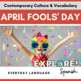 Spanish | Día de los Inocentes/April Fools' word search jo
