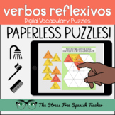 Spanish DIGITAL Puzzles REFLEXIVE VERBS present tense prac