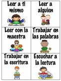 Spanish Daily 5 (Diariamente 5) Cards for Pocket Chart