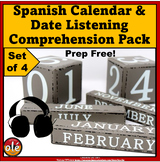 Spanish Date Calendar Listening Comprehension Practice El 
