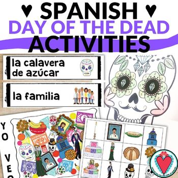 Preview of Spanish Day of the Dead Bundle of Games and Activities for Día de Los Muertos