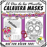 Spanish Day of the Dead Reading Comprehension_Calavera Masks