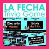 Spanish Days, Months, and Dates Trivia Game | Jeopardy-sty