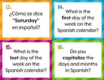 How to Say the Days of the Week in Spanish? - UTS