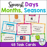 Spanish Days, Months, and Seasons Task Cards