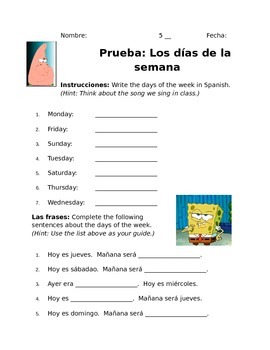 Days Of The Week in Spanish: Pronunciation, Sentences & Quiz