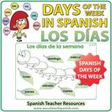 Spanish Days of the Week Worksheet - The Caterpillar - La Oruga