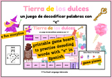 Spanish Candy Game Words with C - decodificar palabras con