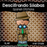 Spanish: Descifrando silabas y armando palabras