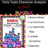 Spanish Character Analysis Templates BUNDLE