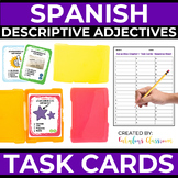 Spanish Descriptive Adjectives Printable Task Cards | Cómo