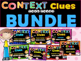 Spanish Differentiated Context Clues Task Cards Bundle **2