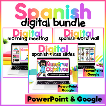 Preview of Spanish Digital Bundle