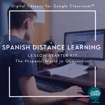 Preview of Spanish Digital Culture Lessons for Google Classroom™ Bundle