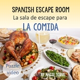 Spanish Digital Escape Room for Spanish Food La Comida Dis
