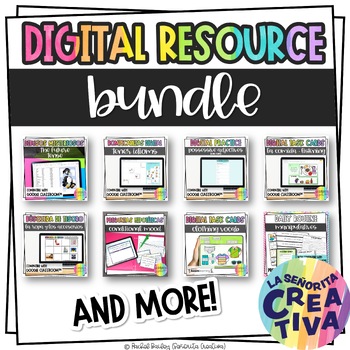 Preview of Spanish Digital Resource Bundle | For use with Google, Boom