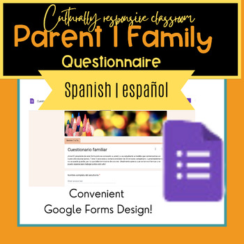 Preview of Spanish Digital Return to School Parent Questionnaire