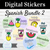 Spanish Digital Sticker Bundle #2 82 Stickers