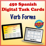 Spanish Digital Task Cards Verb Form Bundle (Boom Cards)