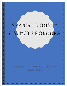 Preview of Spanish - Direct & Indirect Objects - Mini-Workbook