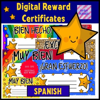 Preview of Spanish Distance Learning Reward Certificates