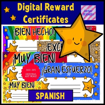 Spanish Distance Learning Reward Certificates by Katqat Resources