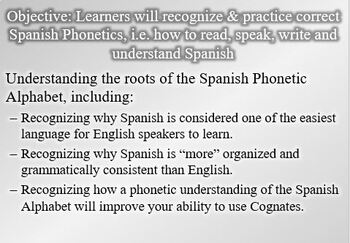 Preview of Spanish Phonetics 1 of 5 (Instructional Videos & Handouts) ONLINE or ONSIGHT