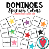 Spanish Colors Domino Game - Beginning / Elementary Spanis
