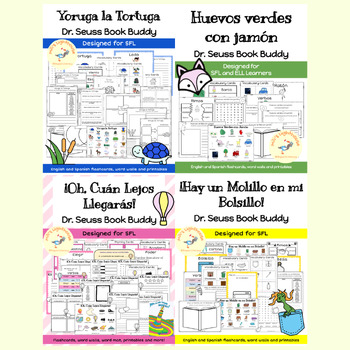 Preview of Spanish Dr Seuss Book Buddy Pack