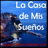 Spanish Dream House Presentation & Activities - Casa de Mi