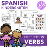 Spanish Dual Language Verbs - Common Verbs in First Person