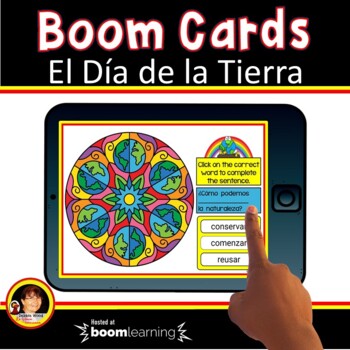 Preview of Spanish Earth Day | Día de la Tierra BOOM CARDS