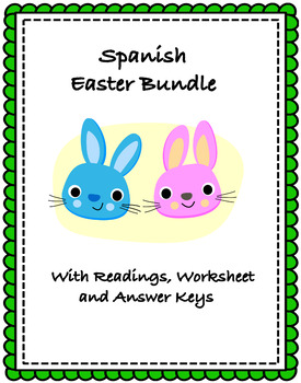 Preview of Spanish Easter Bundle: Top 4 Resources @30% off! (Pascua)