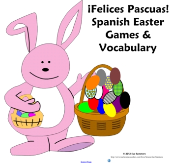 Preview of Spanish Easter Games, Activities and Vocabulary - La Pascua