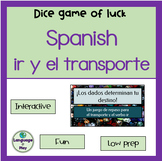 Spanish El Transporte Vocabulary and Ir Editable Game of K
