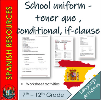 Preview of Spanish -  El uniforme escolar en CPS - MGA