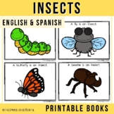 Insects - Emergent Reader (English & Spanish)