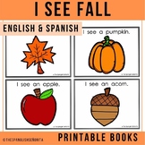 I See Fall - Fall Emergent Reader (English & Spanish)