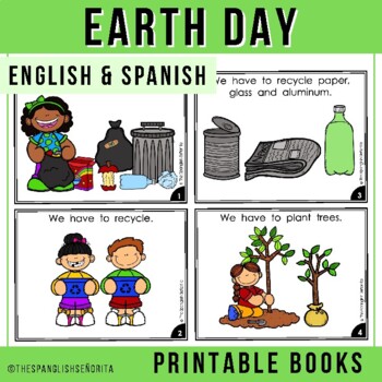 Preview of Earth Day - Bilingual Emergent Readers (English & Spanish)