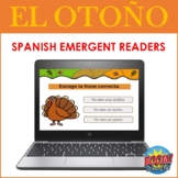 Spanish Emergent Readers BOOM CARDS: El Otoño (Spanish Fall)