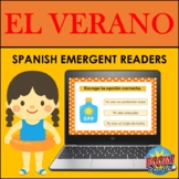 Spanish Emergent Readers: SPANISH SUMMER (EL VERANO) BOOM CARDS