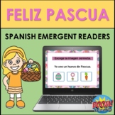 Spanish Emergent Readers: Spanish Easter (PASCUA) BOOM CARDS