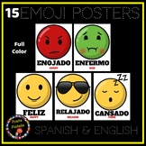 Spanish Emoji Posters | Emotions in Spanish - FULL COLOR V