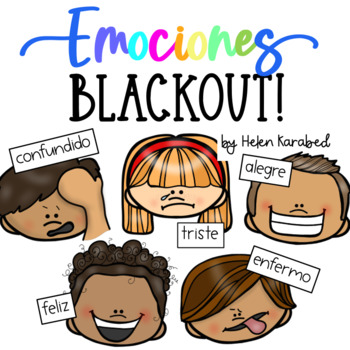 Spanish Emotions Blackout By The Creative Workshop Tpt