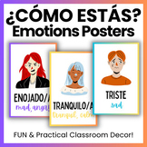Spanish Emotions Posters & Bulletin Board | Spanish Classr