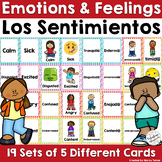 Spanish Emotions Printable Editable Flashcards | Sentimien