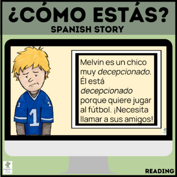 Preview of Spanish Emotions Reading | ¿Cómo estás?