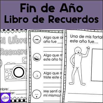Preview of Spanish End of Year Memory Book | Libro de Recuerdos para Fin de Año Escolar